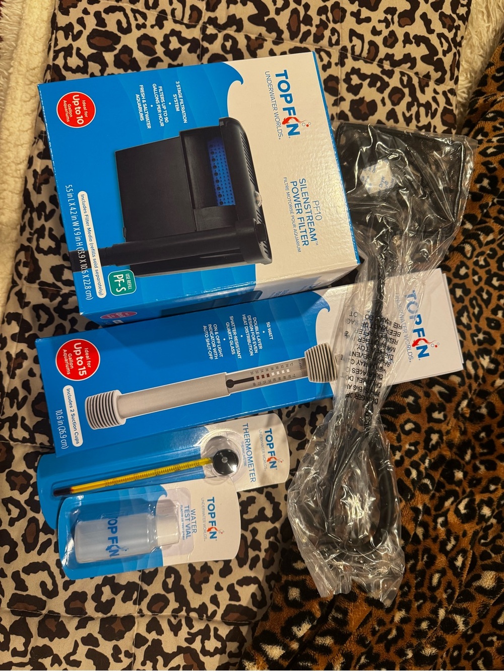 TOPFIN Aquarium Filter & Accessories Kit